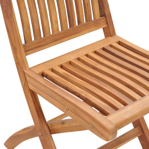 vidaXL 9-piece Outdoor Dining Set Solid Teak Wood