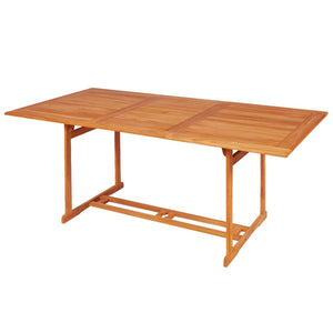 vidaXL 9-piece Outdoor Dining Set Solid Teak Wood