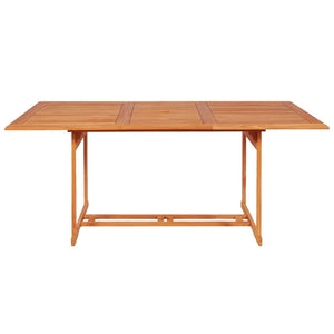 vidaXL 9-piece Outdoor Dining Set Solid Teak Wood