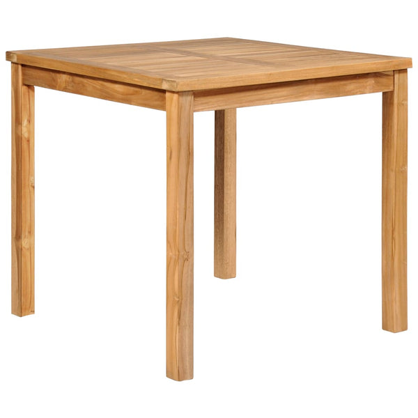 vidaXL 3-Piece Garden Dining Set 80 x 80 cm Solid Teak Wood
