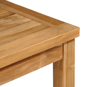 vidaXL 3-Piece Garden Dining Set 80 x 80 cm Solid Teak Wood