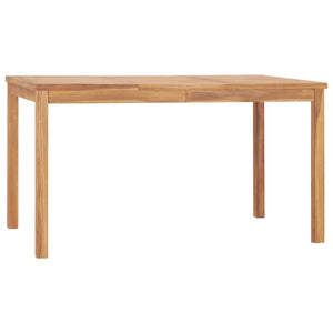 vidaXL 5-piece Garden Dining Set 140 x 80 cm Solid Teak Wood
