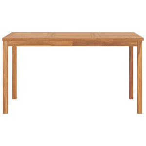 vidaXL 5-piece Garden Dining Set 140 x 80 cm Solid Teak Wood