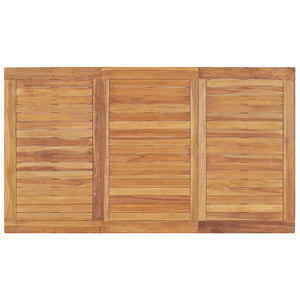vidaXL 5-piece Garden Dining Set 140 x 80 cm Solid Teak Wood