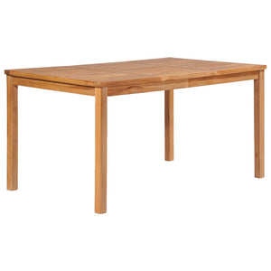 vidaXL 5-piece Garden Dining Set 150 x 90 cm Solid Teak Wood