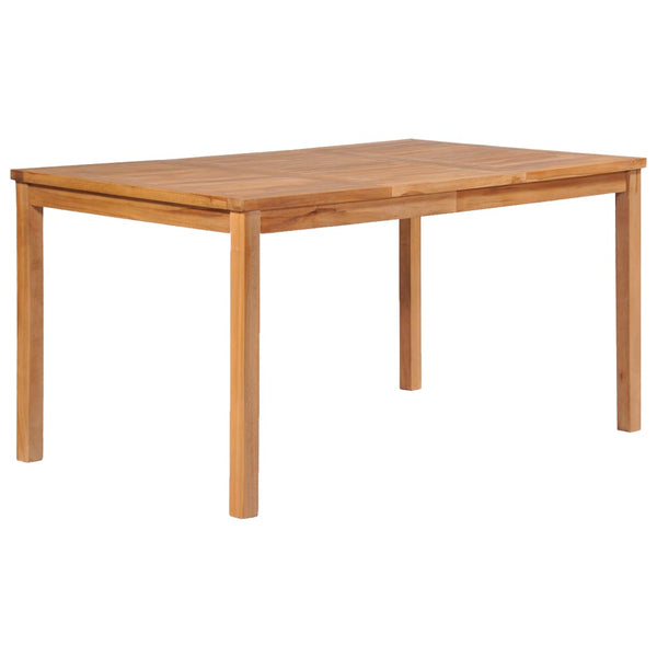 vidaXL 5-piece Garden Dining Set 150 x 90 cm Solid Teak Wood