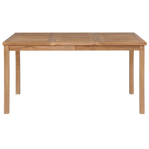 vidaXL 5-piece Garden Dining Set 150 x 90 cm Solid Teak Wood