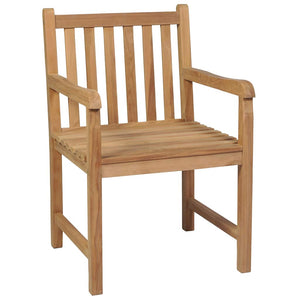 vidaXL 7-Piece Outdoor Dining Set 150 x 90 cm Solid Teak Wood