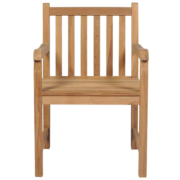 vidaXL 7-Piece Outdoor Dining Set 150 x 90 cm Solid Teak Wood
