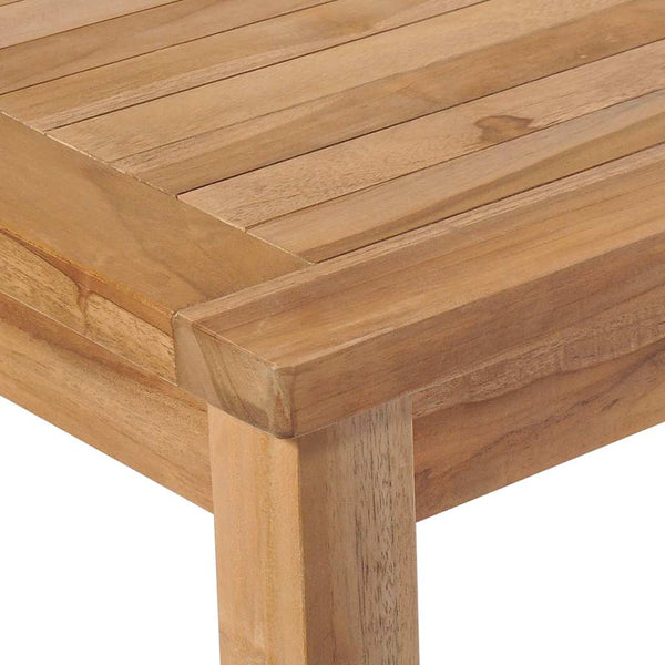 vidaXL 7-Piece Outdoor Dining Set 150 x 90 cm Solid Teak Wood