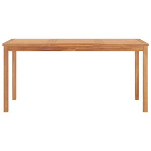 vidaXL 5-piece Garden Dining Set 160 x 80 cm Solid Teak Wood