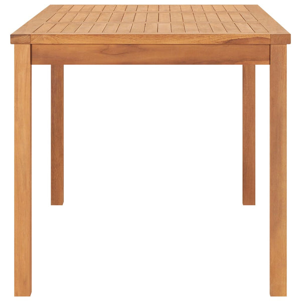 vidaXL 7-Piece Garden Dining Set 160 x 80 cm Solid Teak Wood