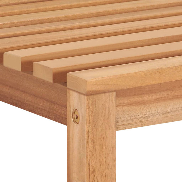 vidaXL 7-Piece Garden Dining Set 180 x 90 cm Solid Teak Wood