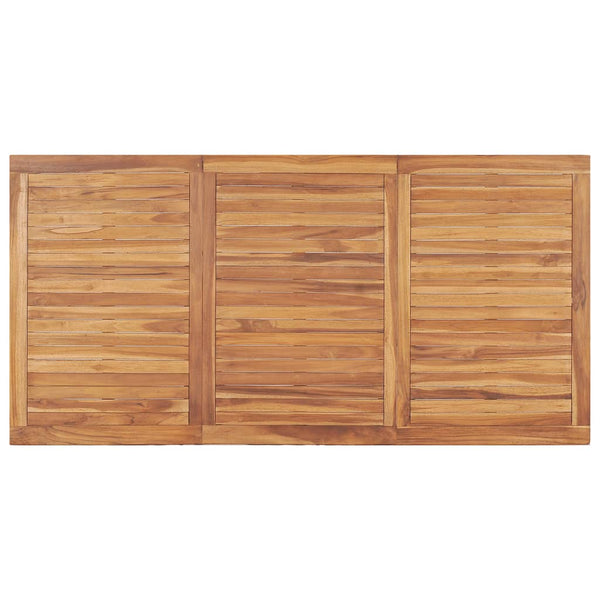 vidaXL 7-Piece Garden Dining Set 180 x 90 cm Solid Teak Wood