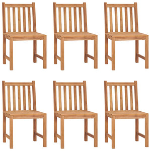 vidaXL 7-Piece Garden Dining Set Solid Teak Wood