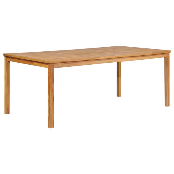 vidaXL 7-Piece Garden Dining Set Solid Teak Wood