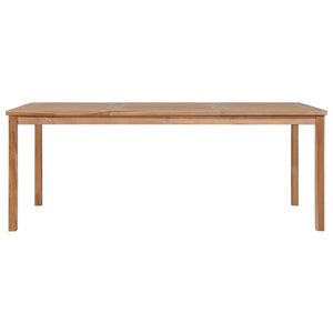 vidaXL 9-piece Garden Dining Set 200 x 100 cm Solid Teak Wood