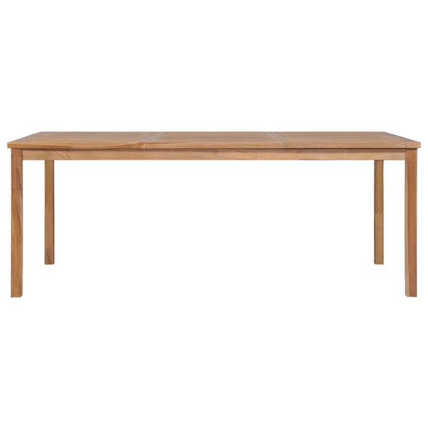 vidaXL 9-piece Garden Dining Set 200 x 100 cm Solid Teak Wood