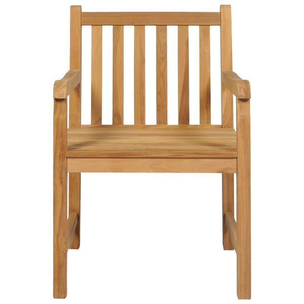 vidaXL 7-Piece Garden Dining Set 200 x 100 cm Solid Teak Wood