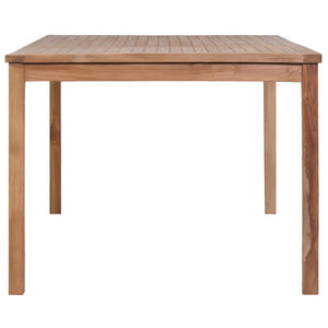 vidaXL 7-Piece Garden Dining Set 200 x 100 cm Solid Teak Wood