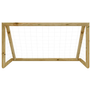 vidaXL Football Goal with Net 160x80x100 cm Impregnated Pinewood