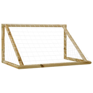 vidaXL Football Goal with Net 160x80x100 cm Impregnated Pinewood