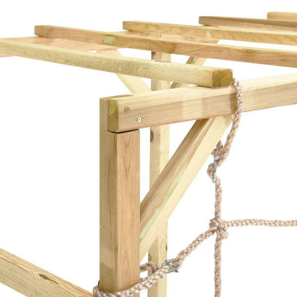 vidaXL Climbing Frame 240x100x170 cm Impregnated Pinewood