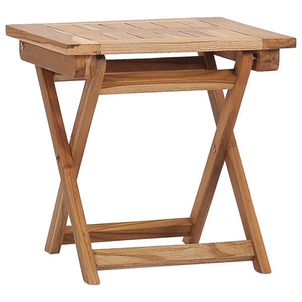 vidaXL Garden Loungers with Footrests and Table Solid Teak Wood