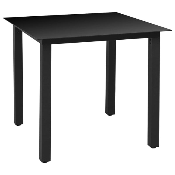 vidaXL 3-Piece Outdoor Dining Set Black