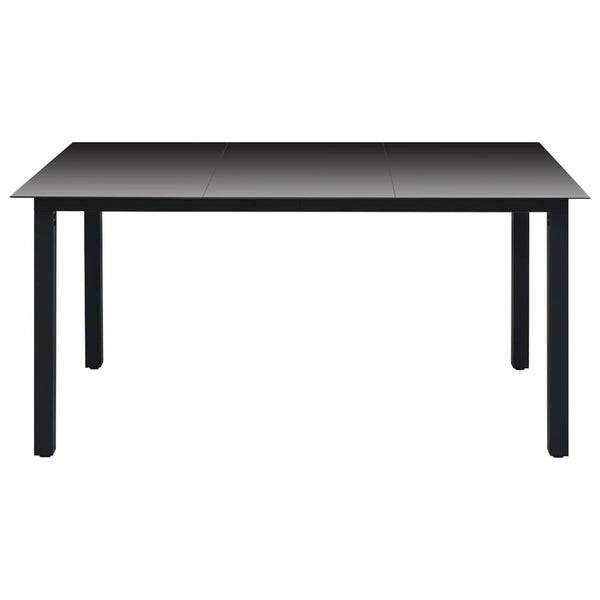 vidaXL 5-piece Outdoor Dining Set Black