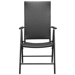 vidaXL 5-piece Outdoor Dining Set Black