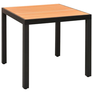 vidaXL 5-Piece Garden Dining Set Black and Brown