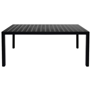 vidaXL 9-piece Garden Dining Set Black