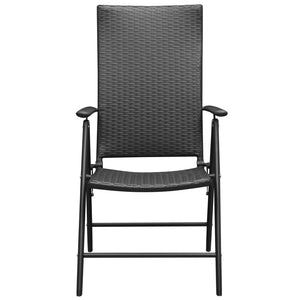 vidaXL 5-piece Outdoor Dining Set Black