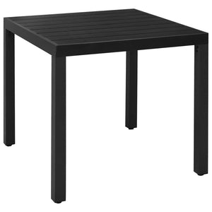 vidaXL 3-Piece Outdoor Dining Set Black and Brown