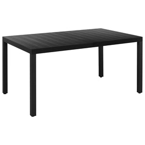 vidaXL 5-Piece Garden Dining Set Black and Brown