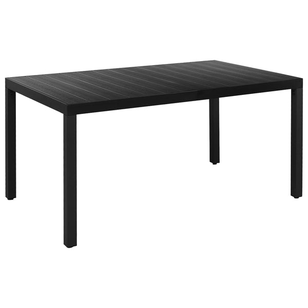 vidaXL 5-Piece Garden Dining Set Black and Brown