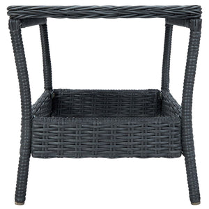 vidaXL 2-Piece Garden Lounge Set with Cushions Poly Rattan Dark Grey