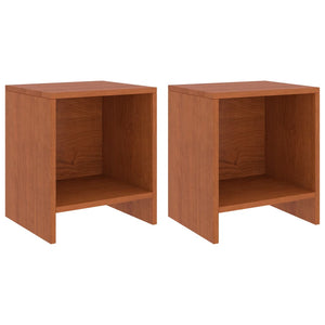vidaXL Bedside Cabinets 2 pcs Honey Brown 35x30x40 cm Solid Pine Wood