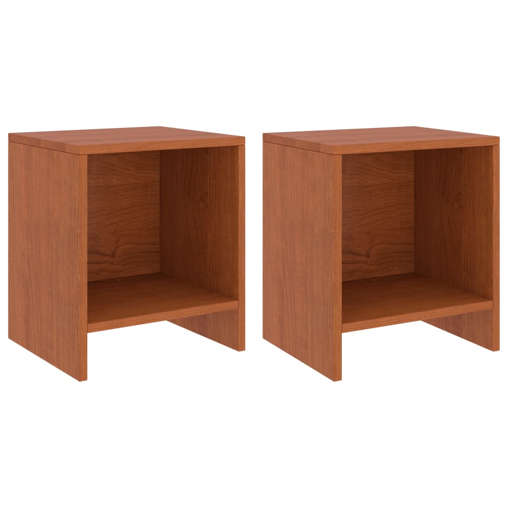 vidaXL Bedside Cabinets 2 pcs Honey Brown 35x30x40 cm Solid Pine Wood