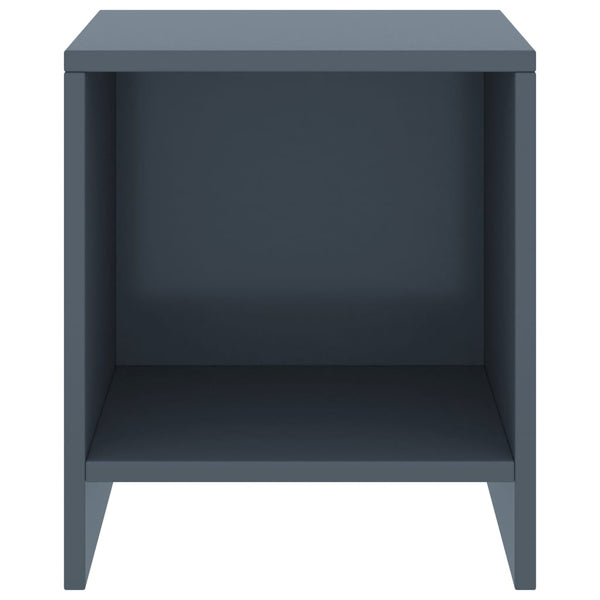 vidaXL Nightstands 2 pcs Light Gray 35x30x40 cm Solid Pine Wood