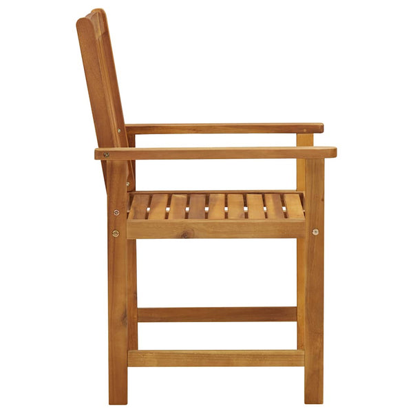 vidaXL Garden Chairs with Cushions 2 pcs. Solid Acacia Wood