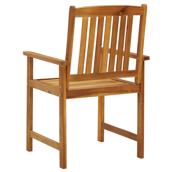 vidaXL Garden Chairs with Cushions 2 pcs. Solid Acacia Wood