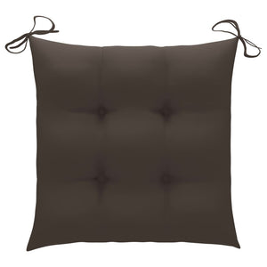 vidaXL Garden Chairs with Cushions 2 pcs. Solid Acacia Wood