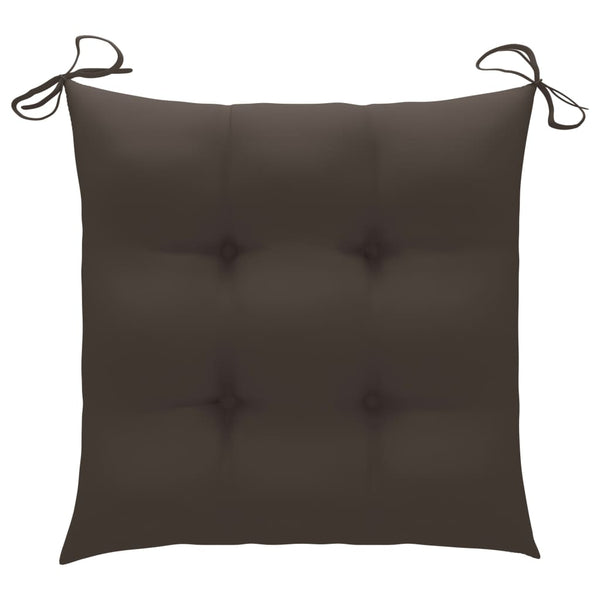 vidaXL Garden Chairs with Cushions 2 pcs. Solid Acacia Wood