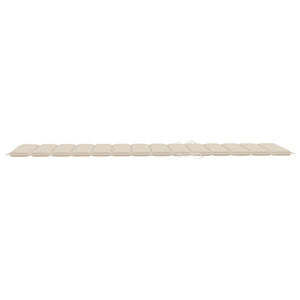 vidaXL Sun Lounger with Cushion Solid Acacia Wood