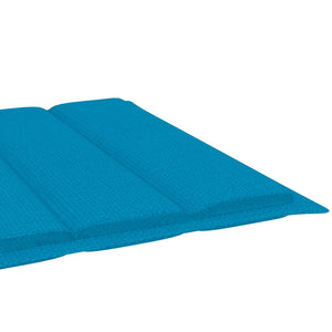 vidaXL Sun Lounger with Cushion Solid Acacia Wood
