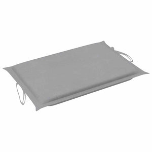 vidaXL Sun Lounger with Cushion Solid Acacia Wood