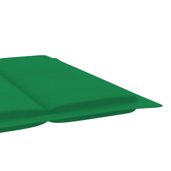 vidaXL Sun Lounger with Cushion Solid Acacia Wood