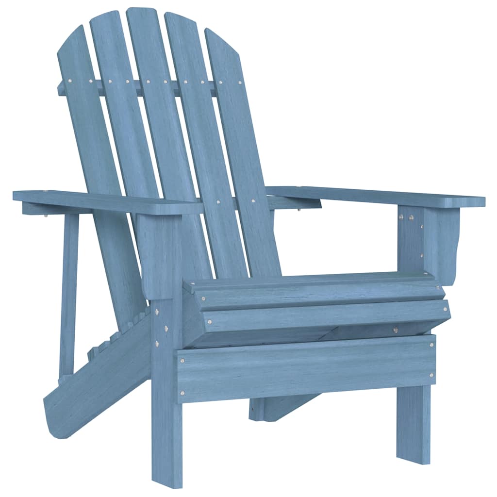 vidaXL Adirondack Garden Chair Solid Fir Wood Blue